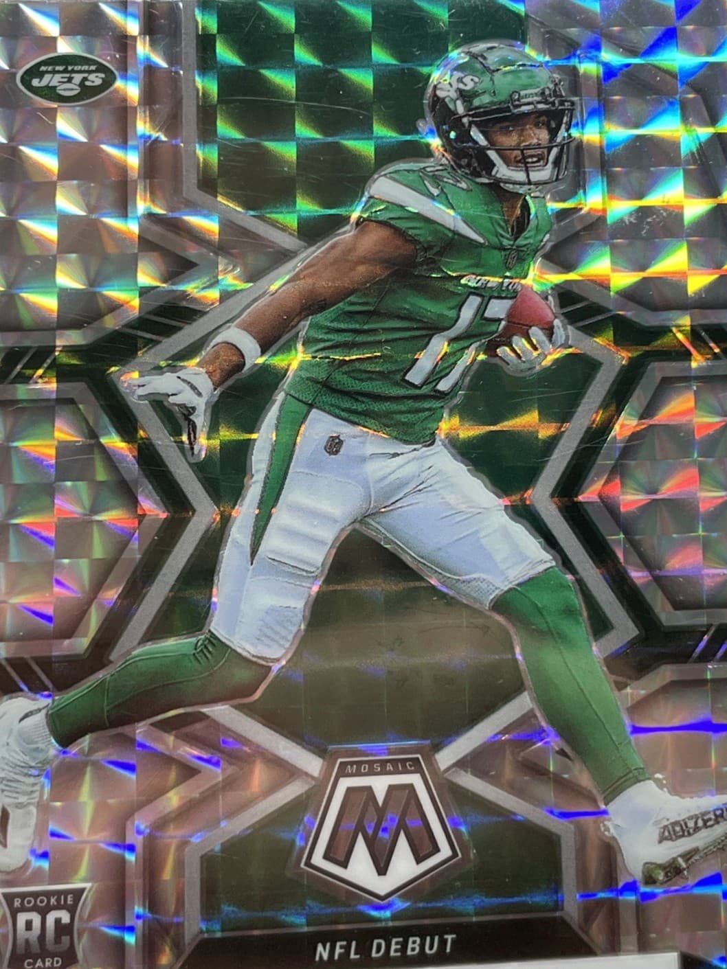 Debut Garrett Wilson 2022 Panini Mosaic 2022 Panini Mosaic