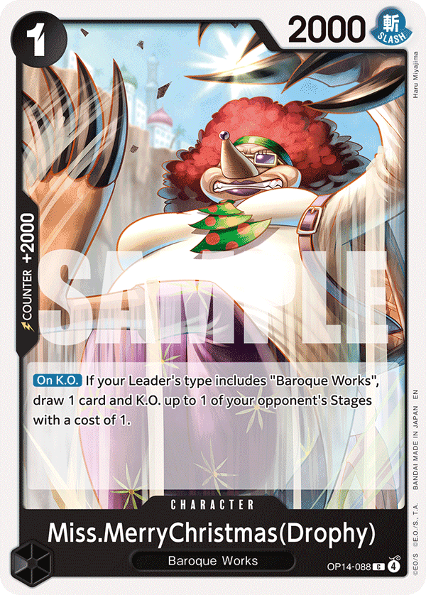 Miss.MerryChristmas Drophy 2025 One Piece