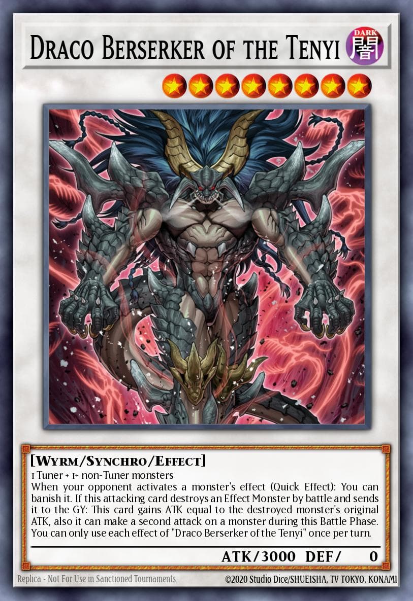 Draco Berserker of the Tenyi 2023 Yu-Gi-Oh!