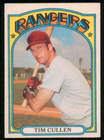 Tim Cullen 1972 topps O-Pee-Chee