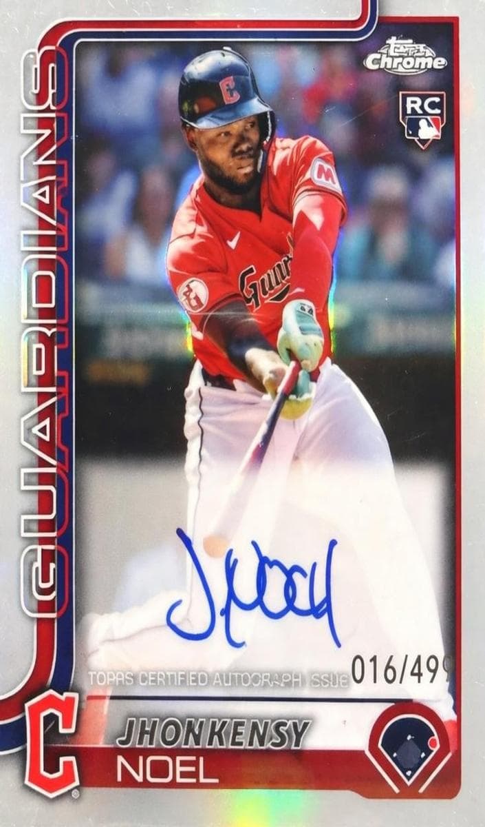 Jhonkensy Noel 2025 topps Chrome