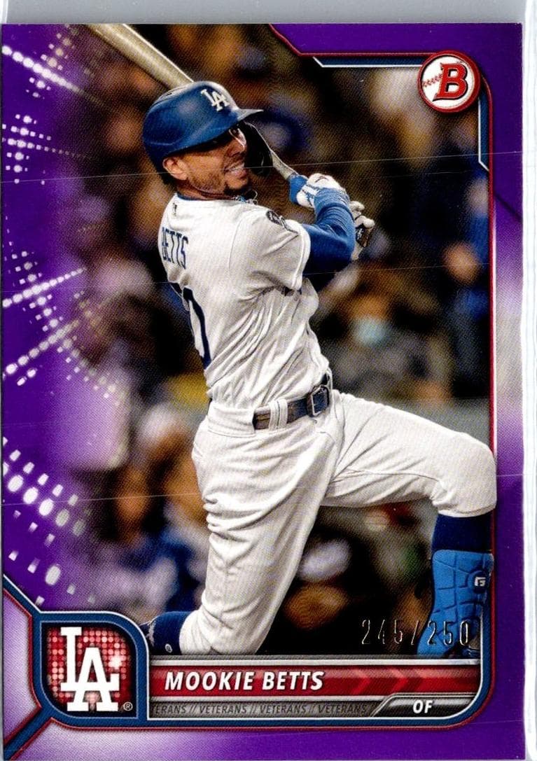 Mookie Betts 2022 bowman Bowman