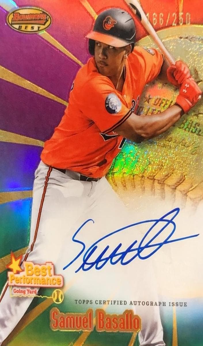 Samuel Basallo 2025 bowman Bowman Best
