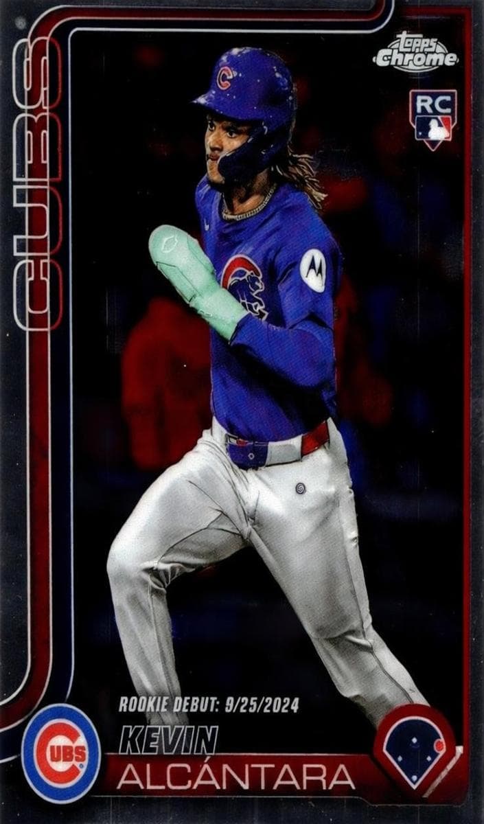 Kevin Alcántara 2025 topps Topps Chrome Update