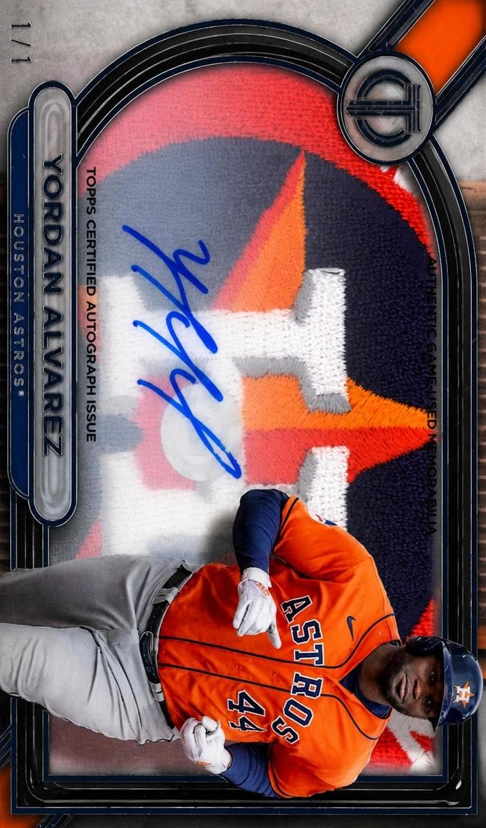 Yordan Alvarez 2024 topps Topps Tribute