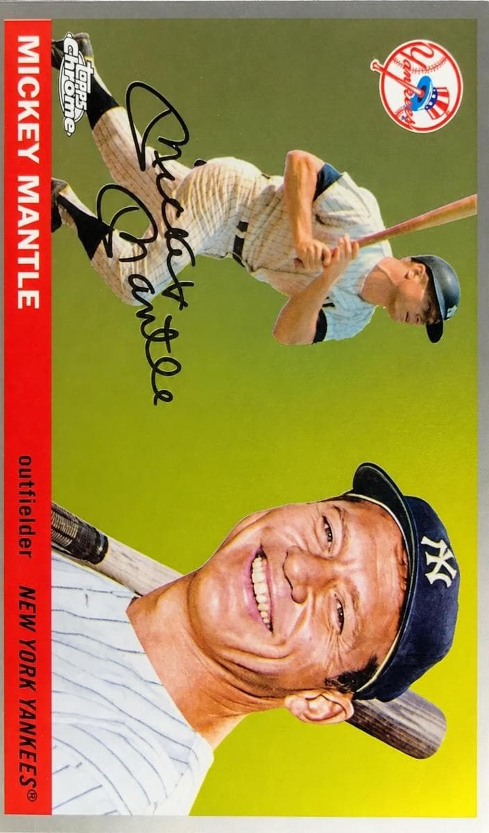 Mickey Mantle trading card