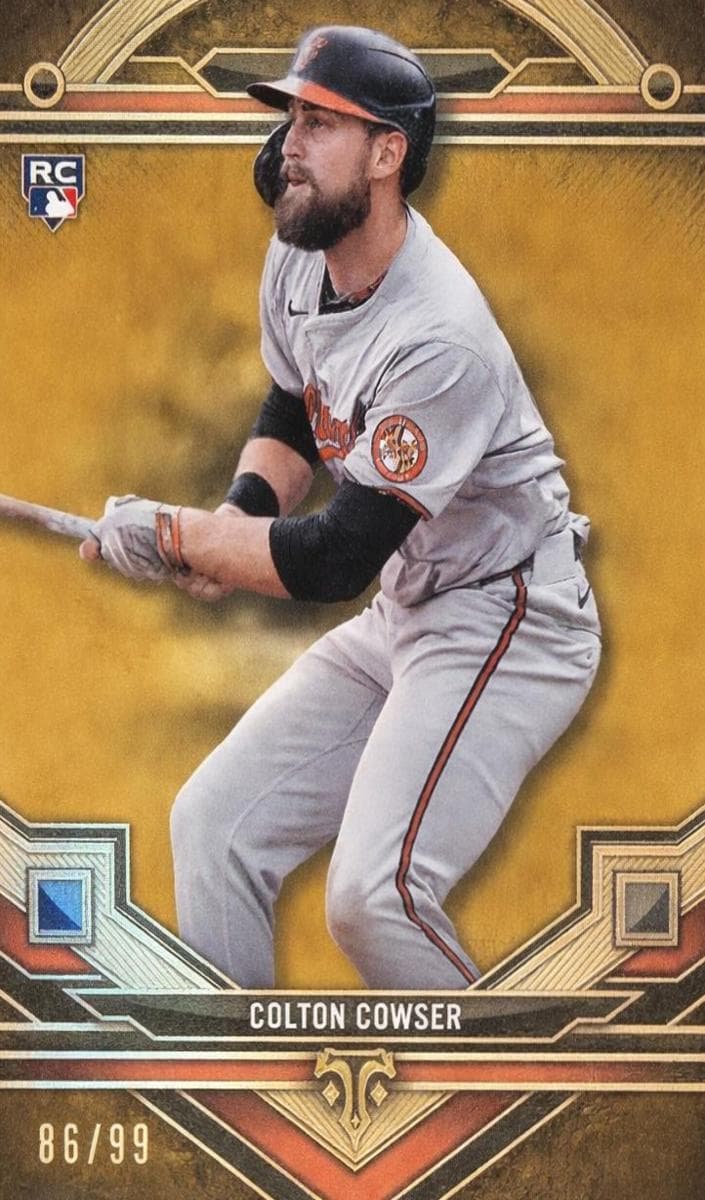 Colton Cowser 2024 topps Topps Triple Threads