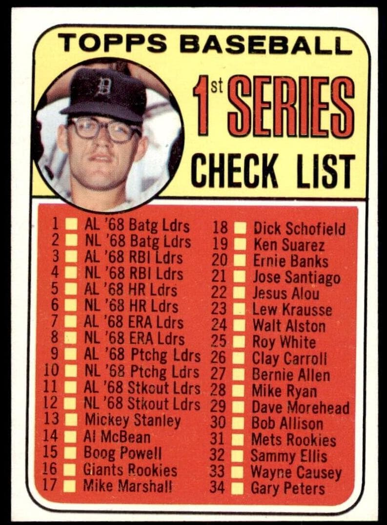 1st Series Check List: 1-109 #57