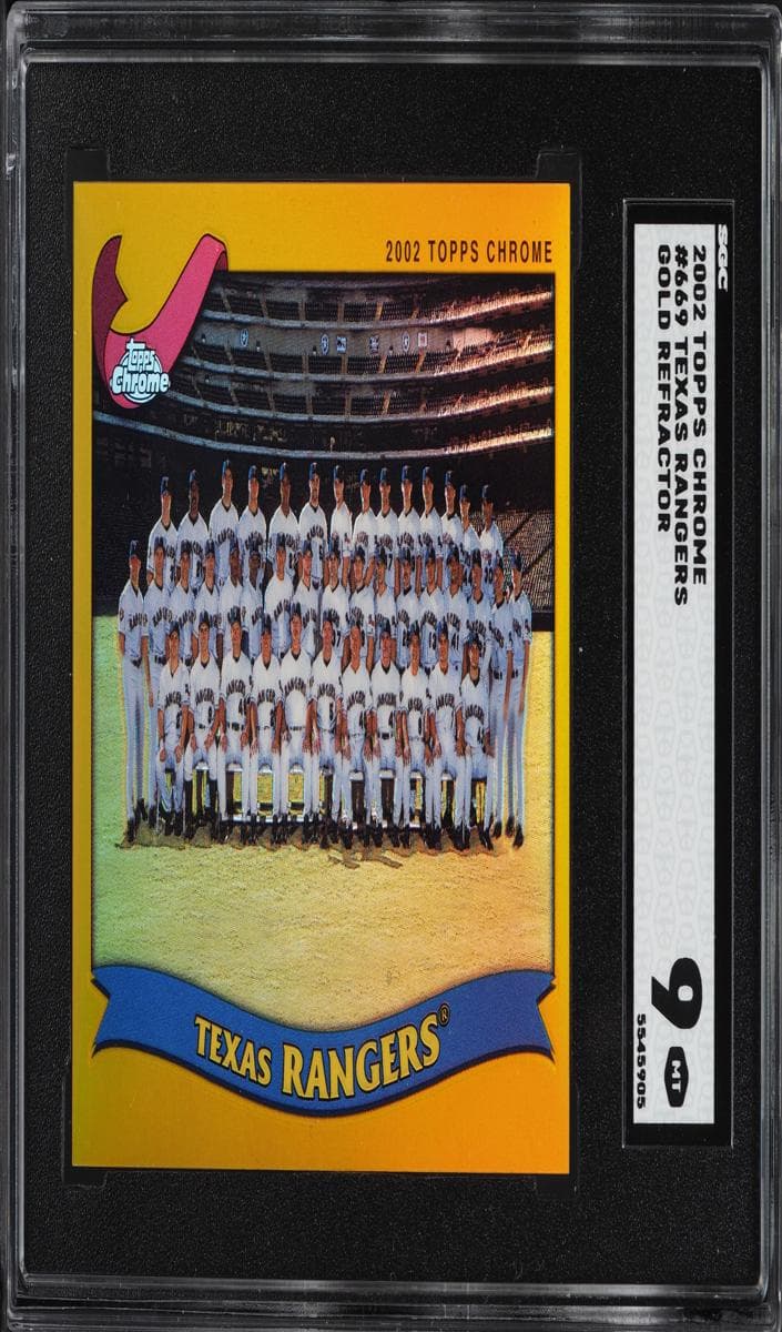 Texas Rangers trading card