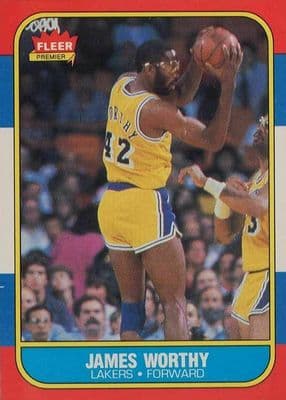 James Worthy trading card