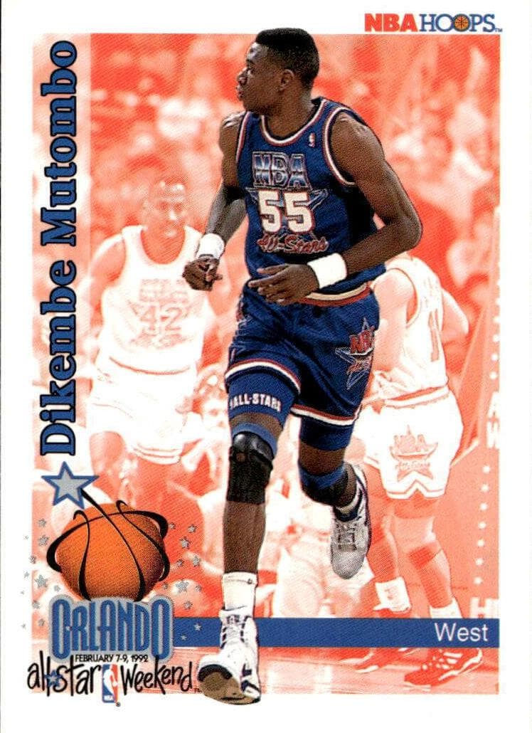 Dikembe Mutombo 1992 panini Hoops