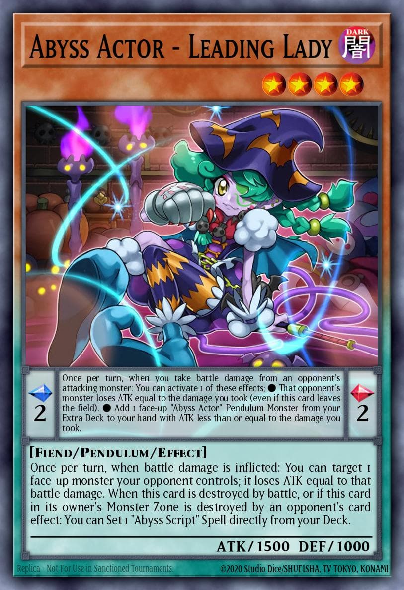 Abyss Actor - Leading Lady 2016 Yu-Gi-Oh!
