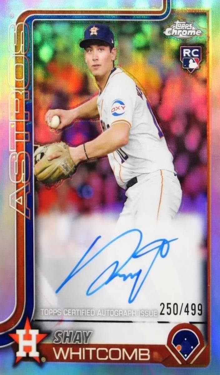 Shay Whitcomb 2025 topps Chrome