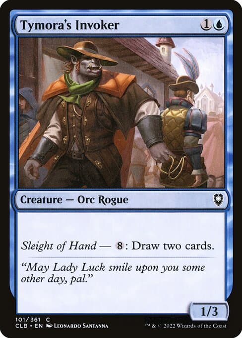 Tymora's Invoker 2022 Magic: The Gathering Commander Legends: Battle for Baldur's Gate