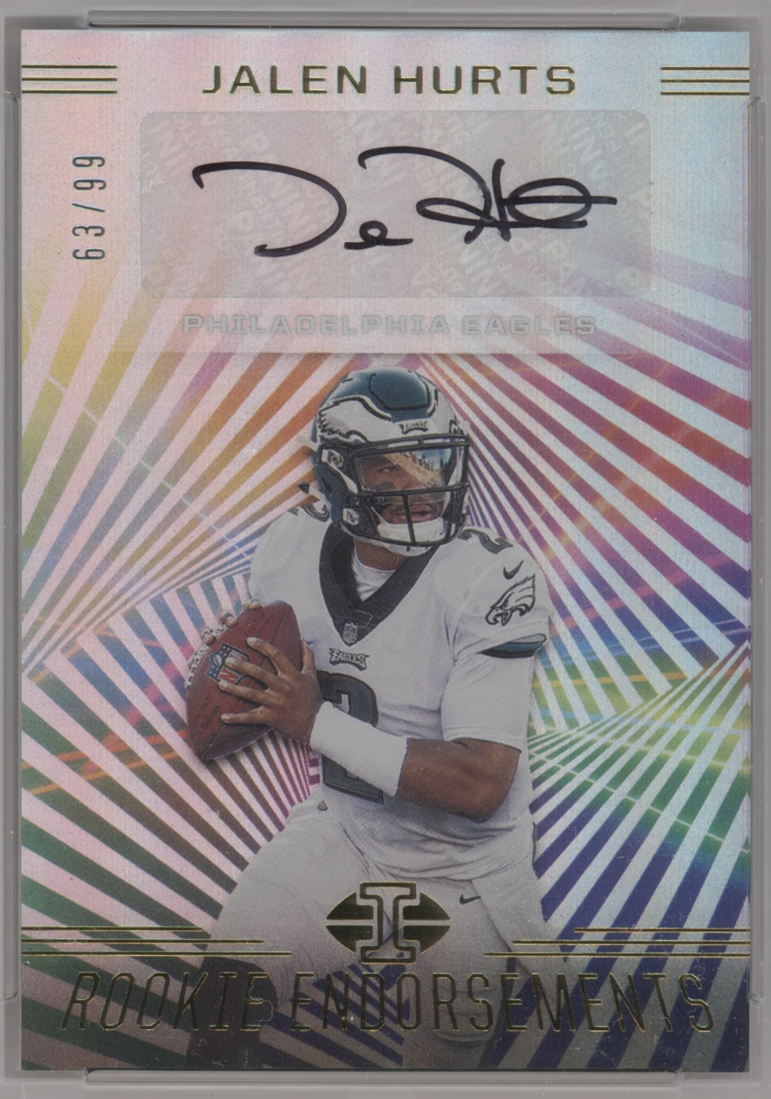 Jalen Hurts 2020 panini Panini Illusions