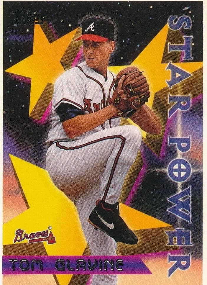 Tom Glavine 1996 topps Topps