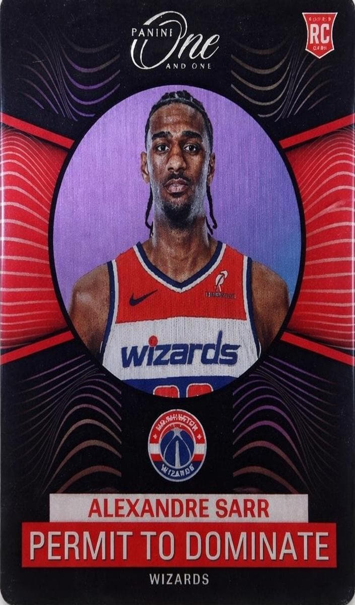 Alexandre Sarr 2024 panini Panini One and One