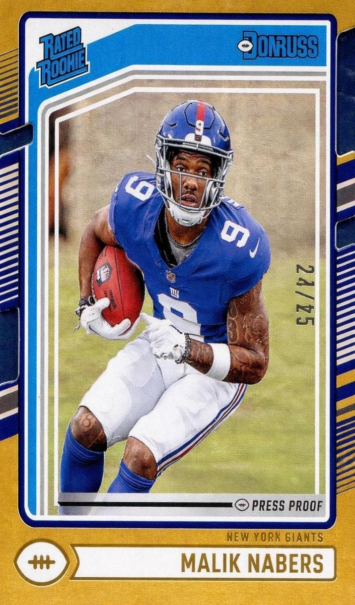 Malik Nabers 2024 panini Panini Donruss