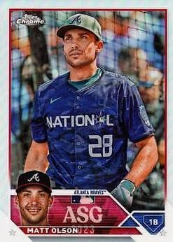 Matt Olson 2023 topps Topps Chrome Update