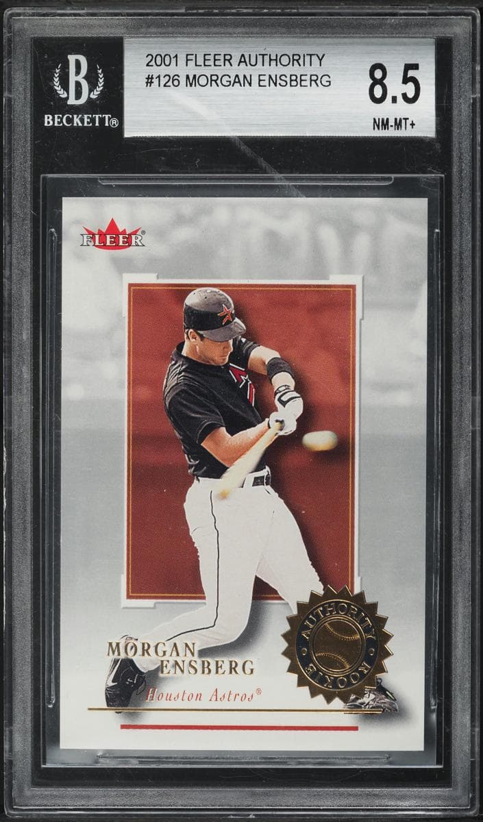 Morgan Ensberg 2001 fleer Fleer Authority