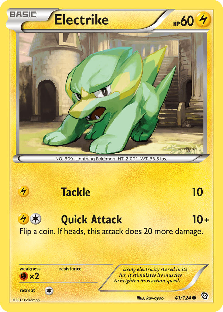 Electrike 2012 Pokemon Dragons Exalted