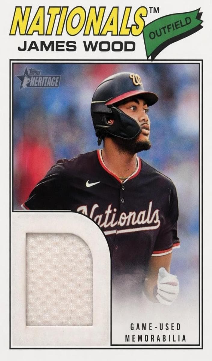 James Wood 2026 topps Topps Heritage