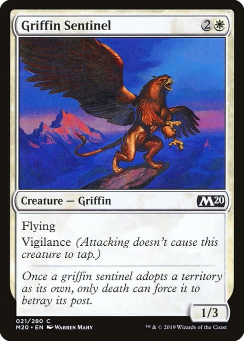 Griffin Sentinel 2019 Magic: The Gathering Core Set 2020