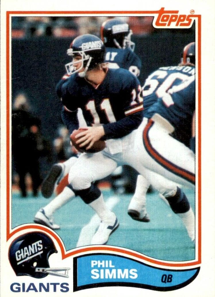 Phil Simms 1982 topps Topps