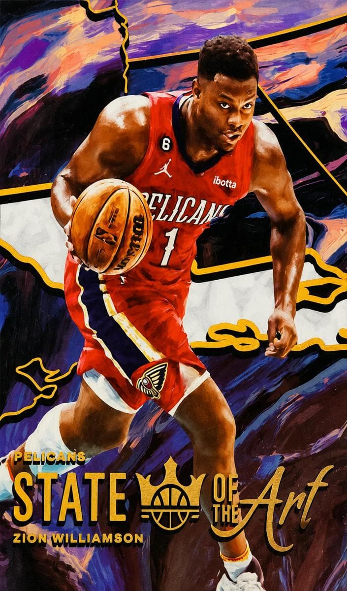 Zion Williamson 2022 panini Panini Court Kings