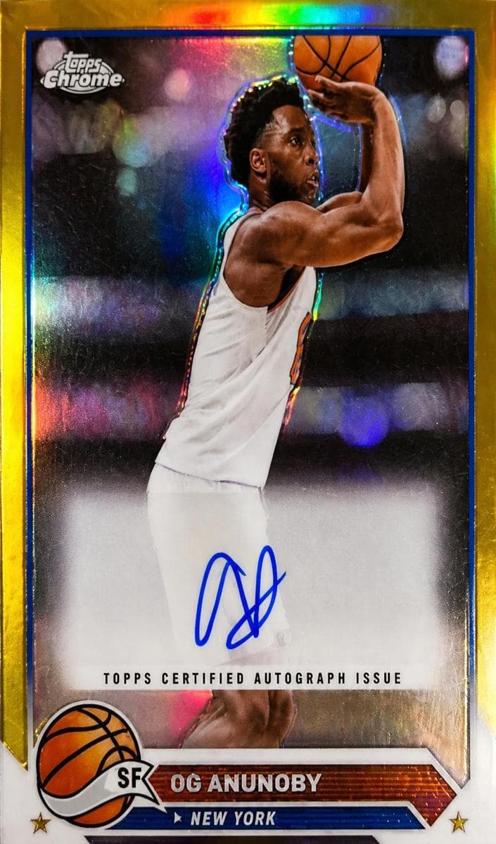 OG Anunoby 2023 topps Topps Chrome Sapphire Edition
