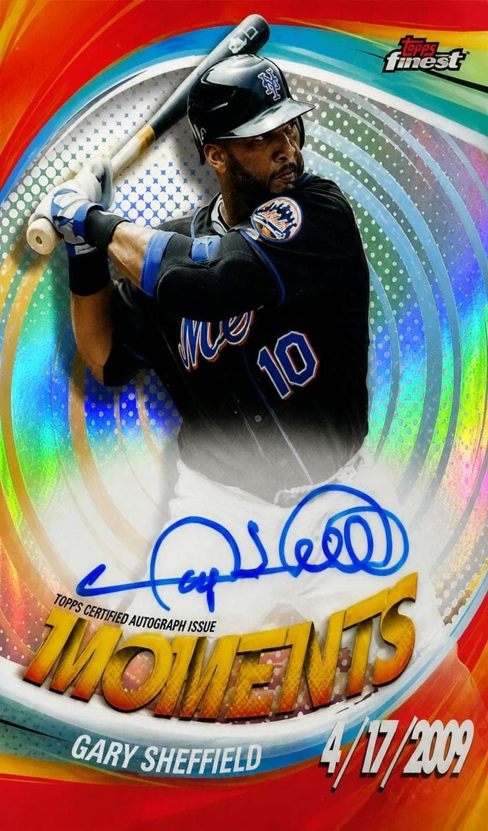 Gary Sheffield 2025 topps Topps Finest