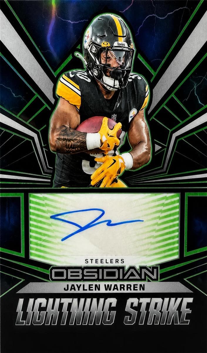 Jaylen Warren 2023 panini Obsidian