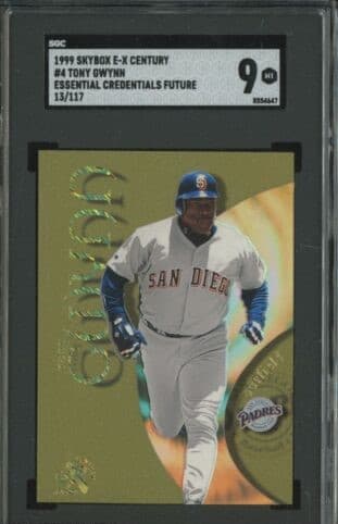 Tony Gwynn 1999 fleer SkyBox E-X Century