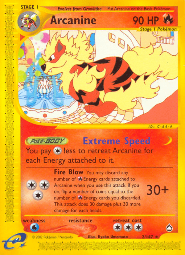 Arcanine 2003 Pokemon