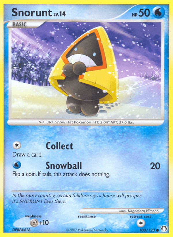 Snorunt 2007 Pokemon Mysterious Treasures