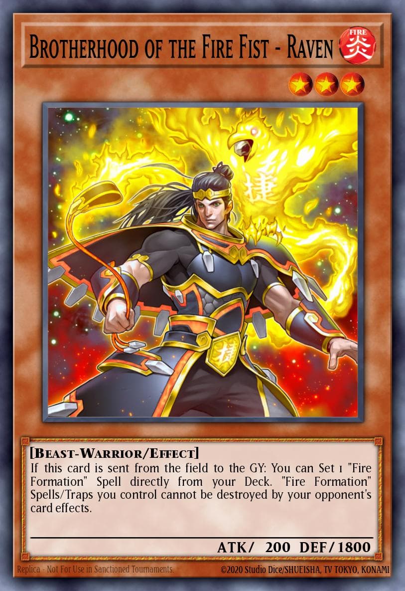 Brotherhood of the Fire Fist - Raven #AP02-EN009