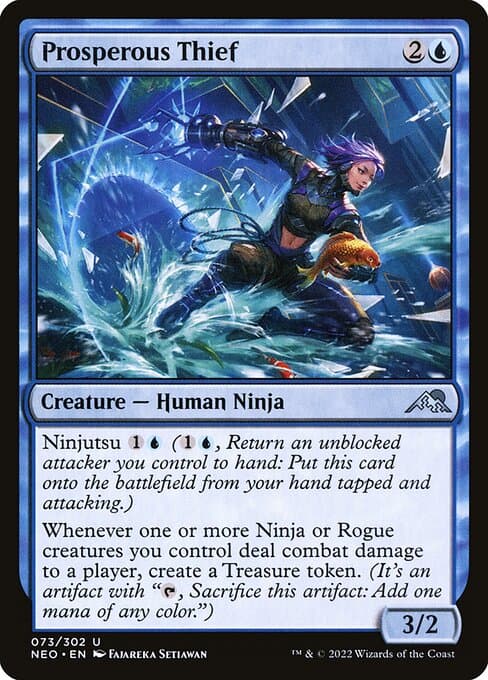 Prosperous Thief 2022 Magic: The Gathering Kamigawa: Neon Dynasty
