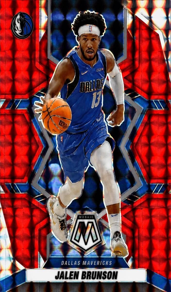 Jalen Brunson 2021 panini Panini Mosaic