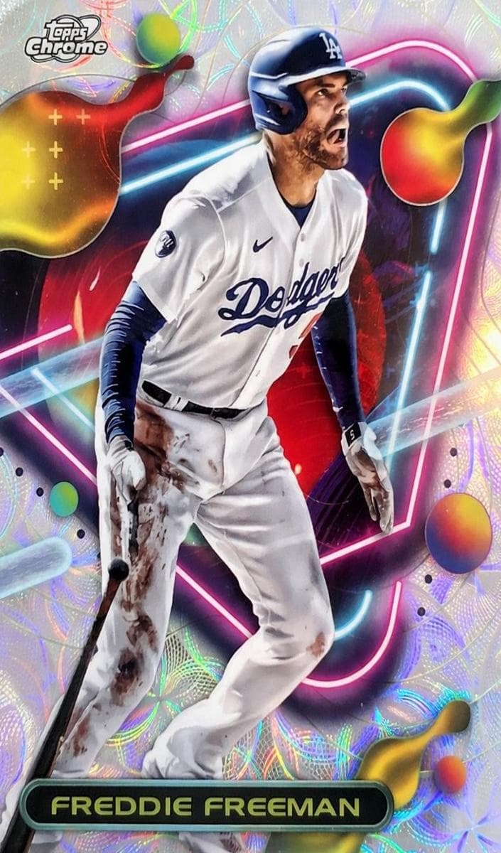 Freddie Freeman 2023 topps Topps Cosmic Chrome