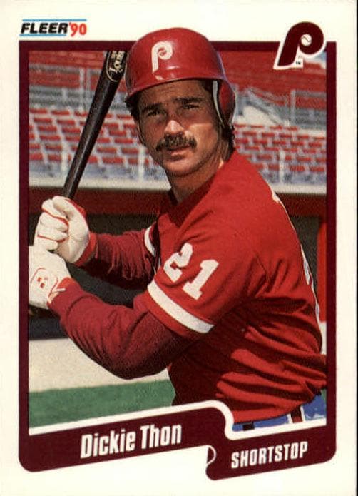 Dickie Thon 1990 fleer