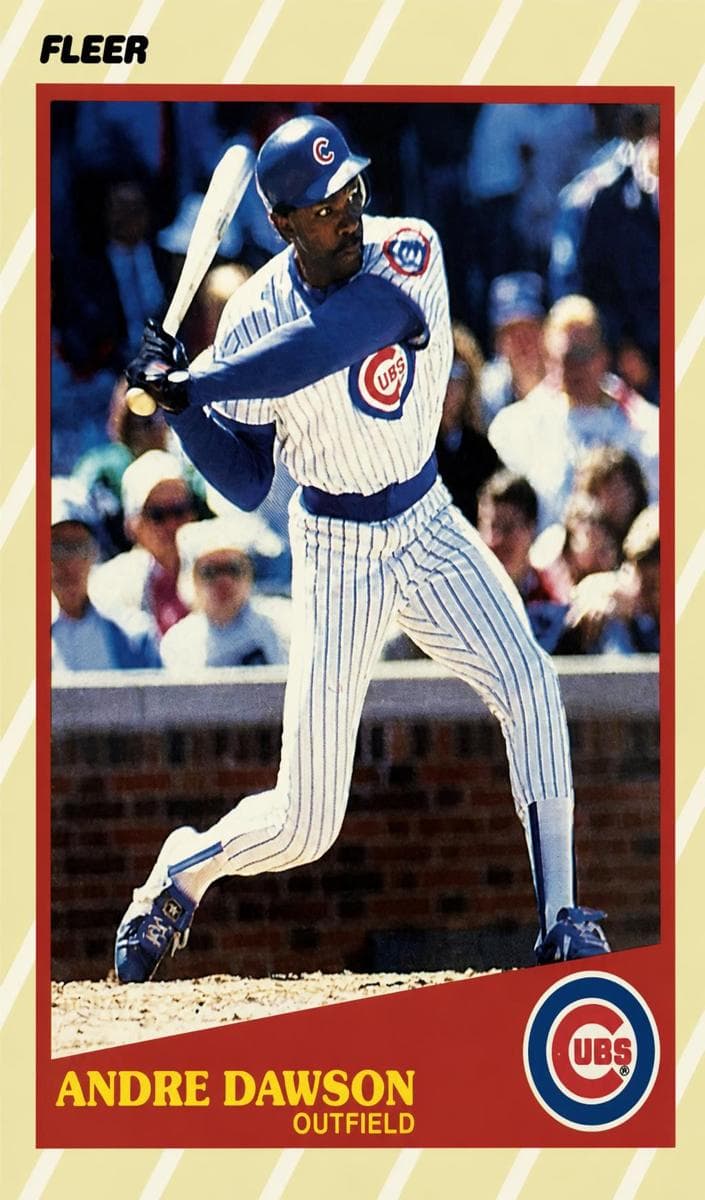 Andre Dawson 1989 fleer