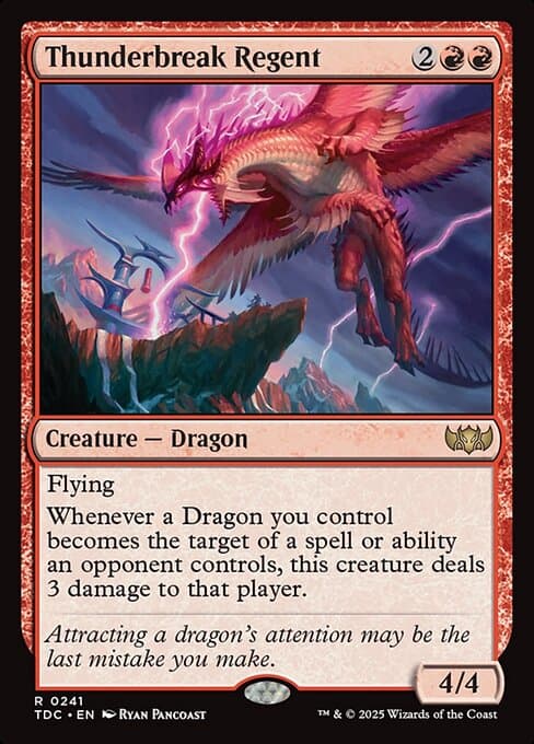 Thunderbreak Regent 2015 Magic: The Gathering Dragons of Tarkir Foil