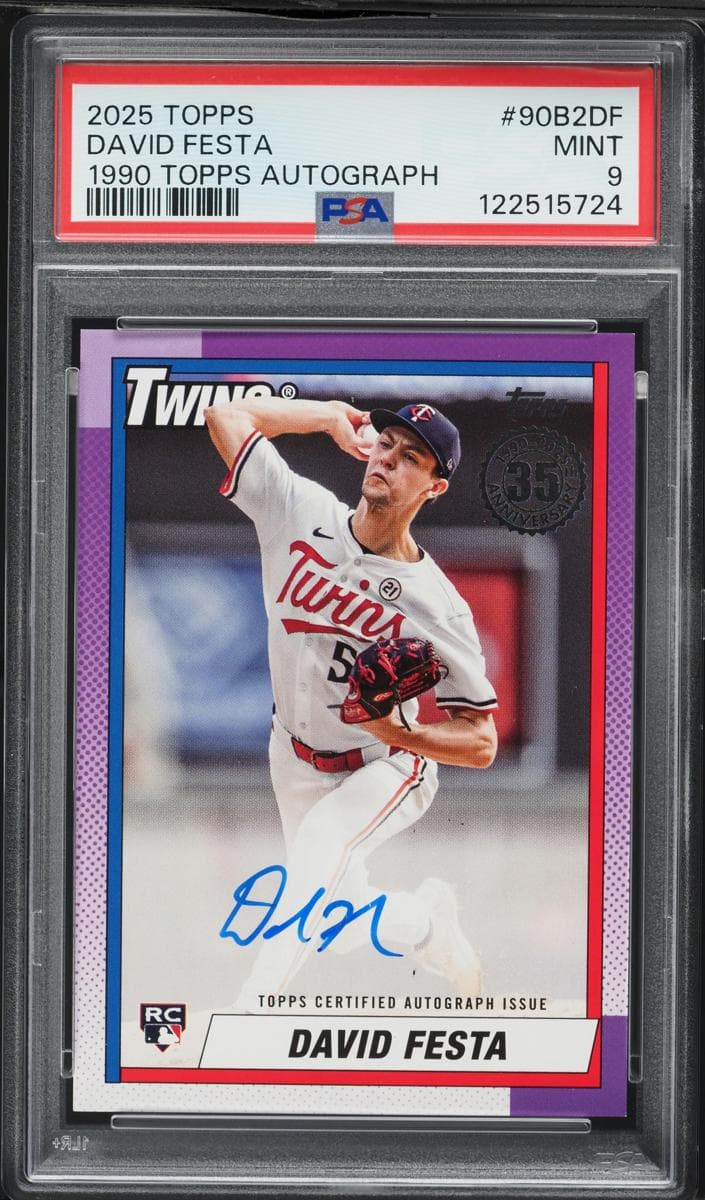 David Festa 2025 topps Topps