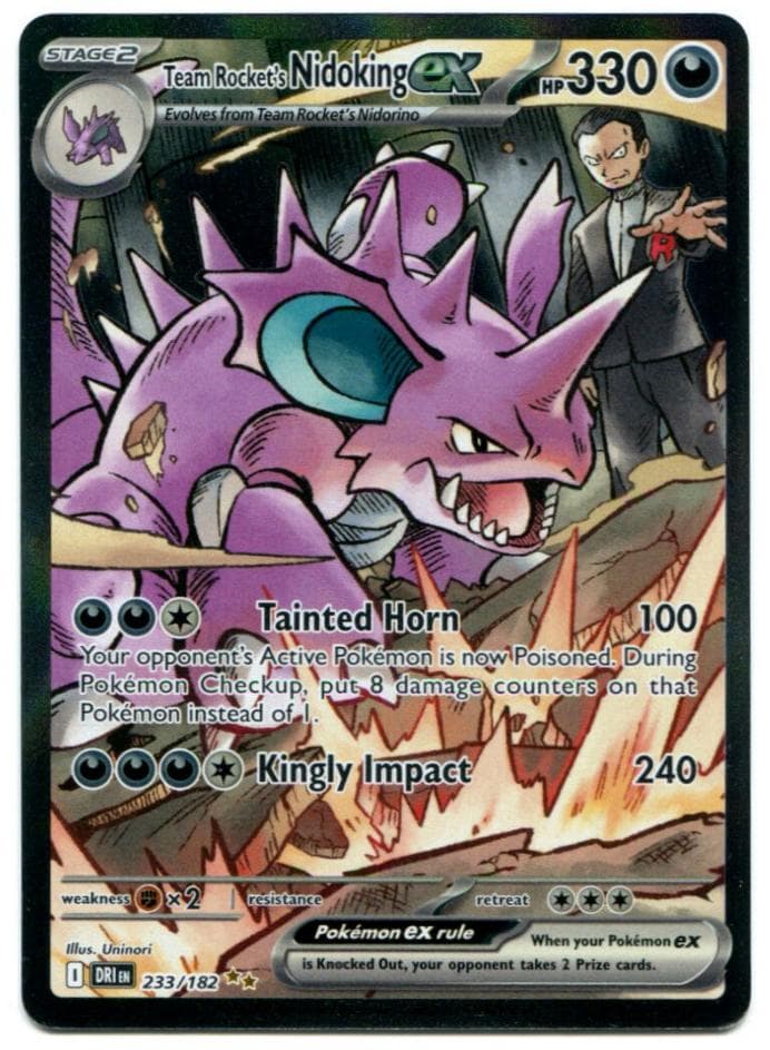 Team Rocket's Nidoking EX #233