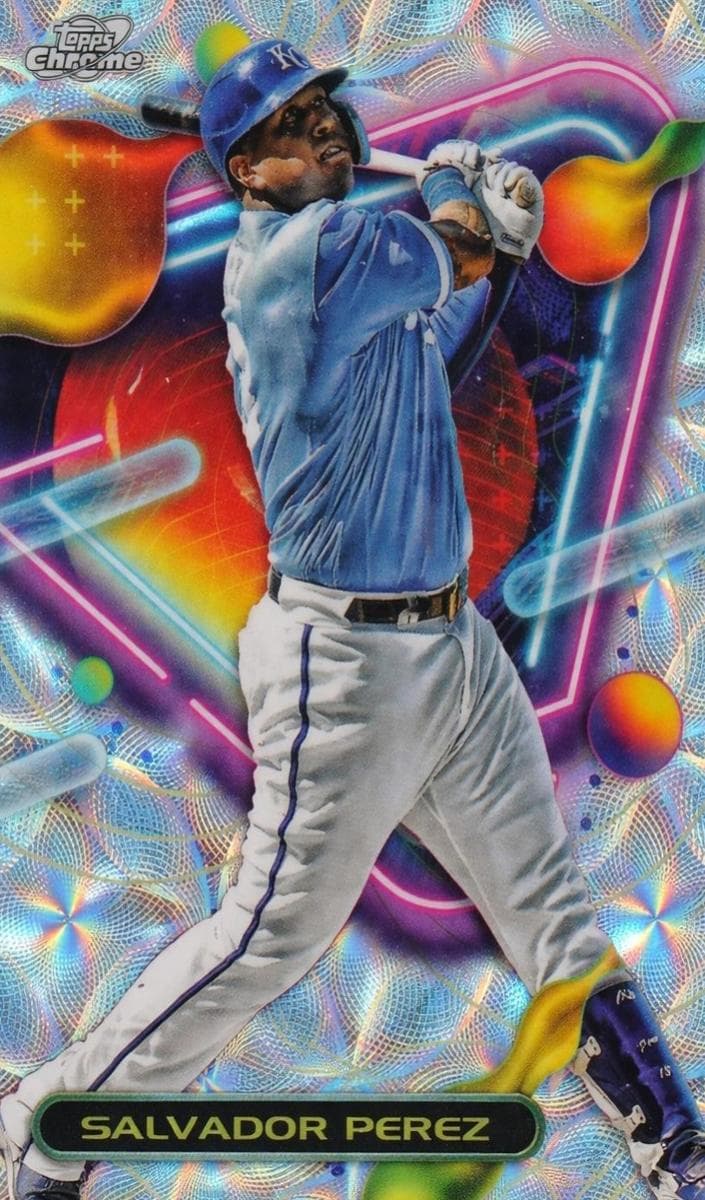 Salvador Perez 2023 topps Topps Cosmic Chrome
