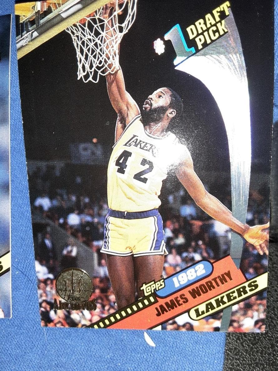 James Worthy 1992 topps Topps Archives