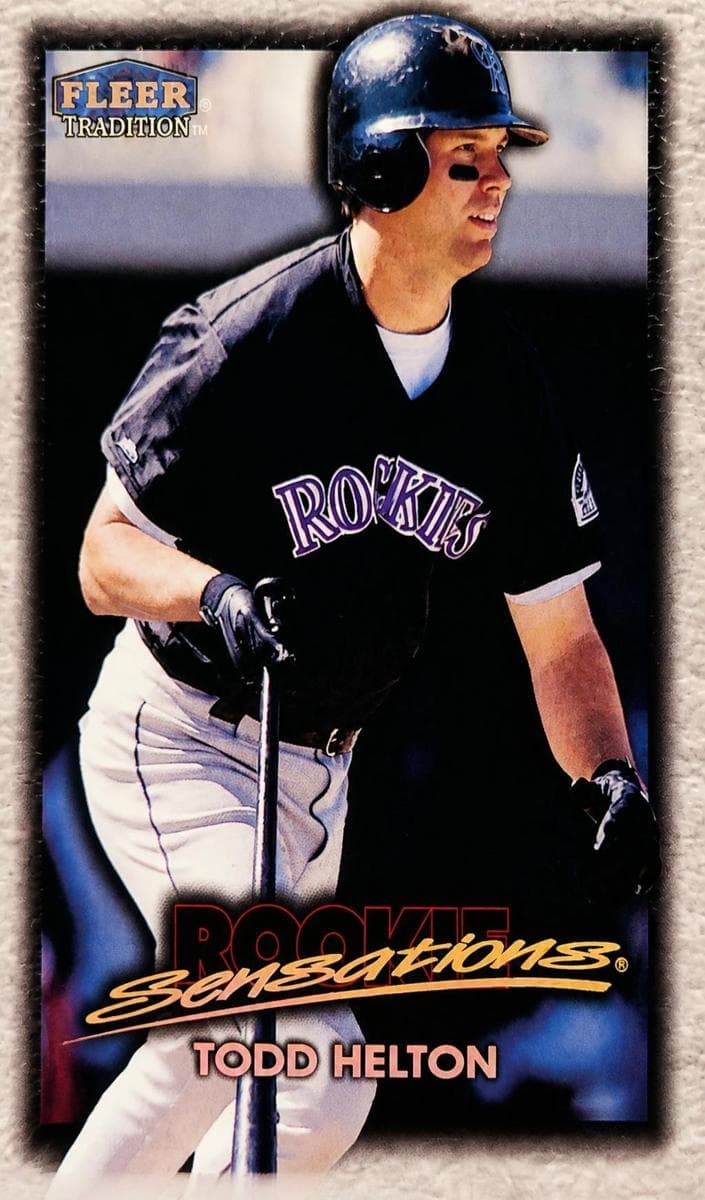 Todd Helton 1998 fleer Fleer Tradition
