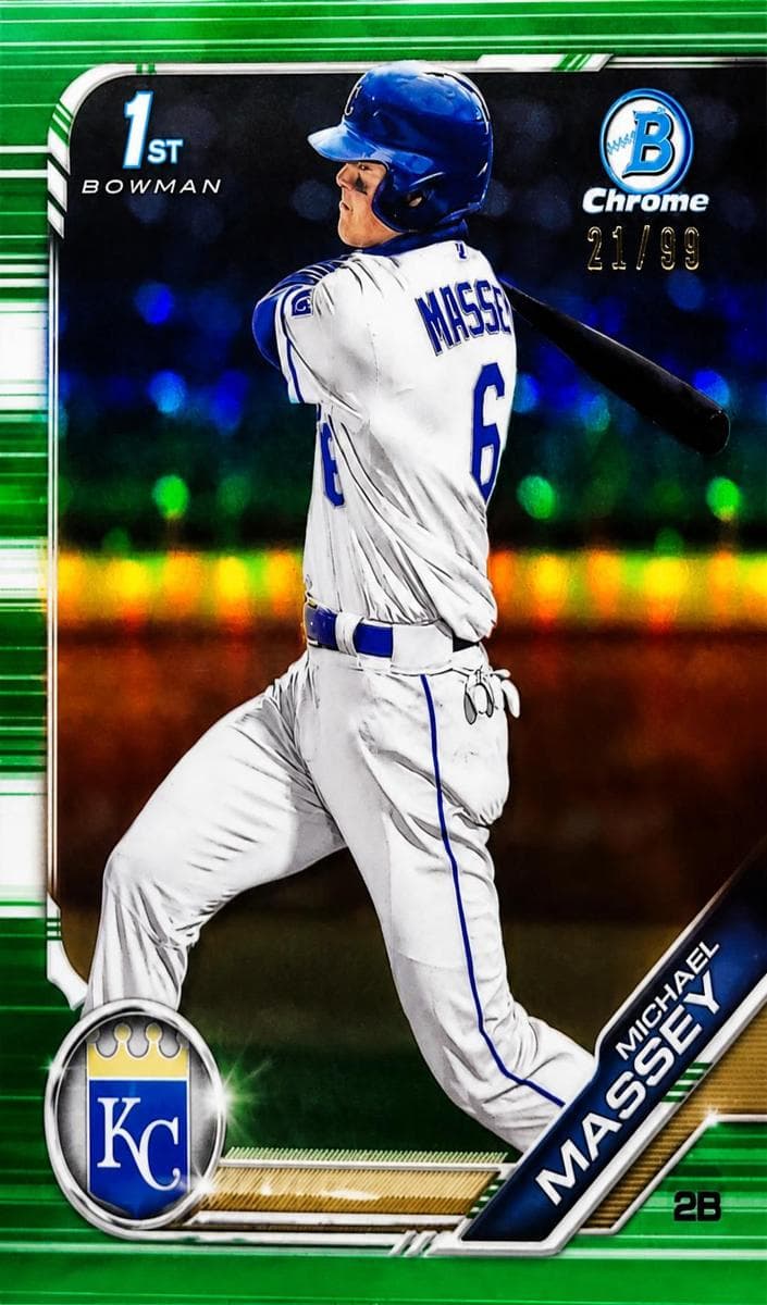Michael Massey 2019 bowman Bowman Draft Sapphire Edition