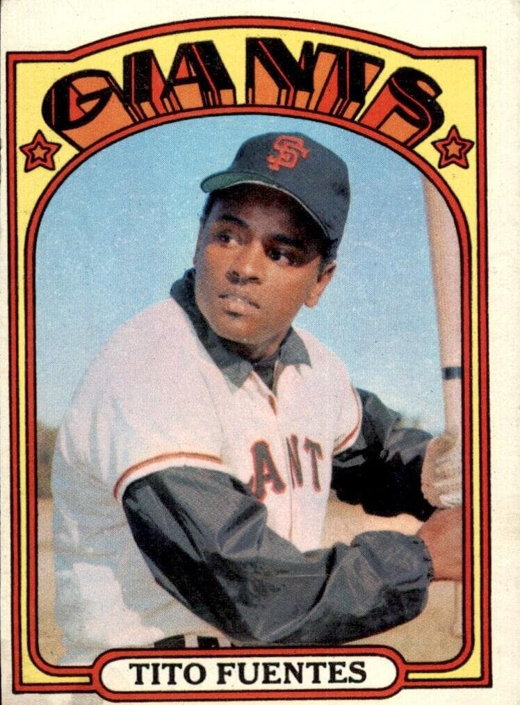 Tito Fuentes 1972 topps Topps