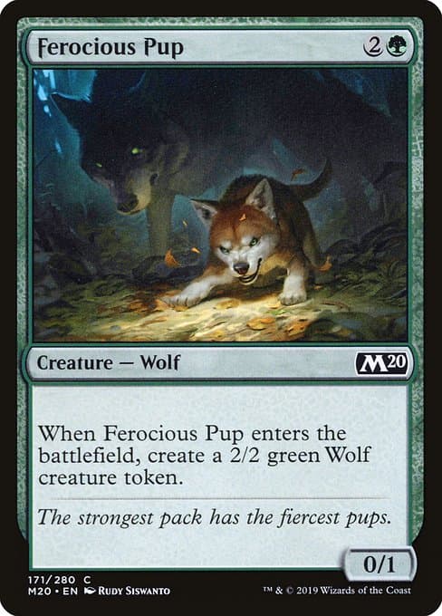 Ferocious Pup 2019 Magic: The Gathering Core Set 2020